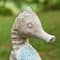 Glitzhome® 21" Faux Granite & Mosaic Seahorse Statue